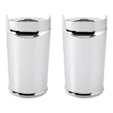 Smooth Fork Boots For Fat Tire, Chrome