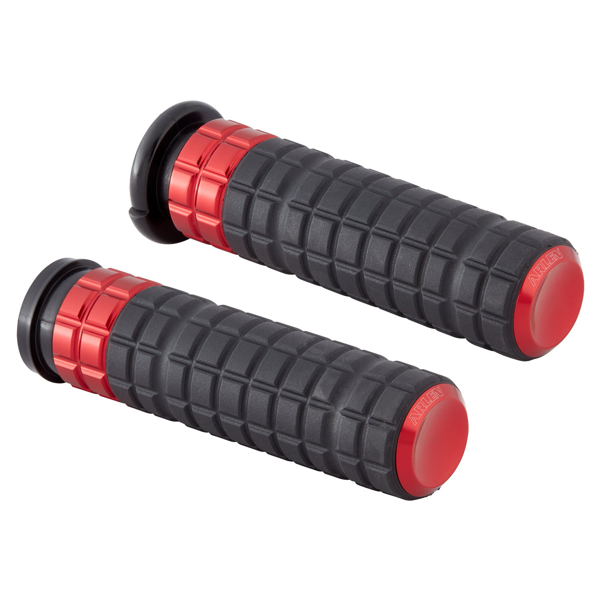 Arlen Ness SpeedLiner Grips - Red