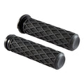 Arlen Ness Diamond Grips - Black