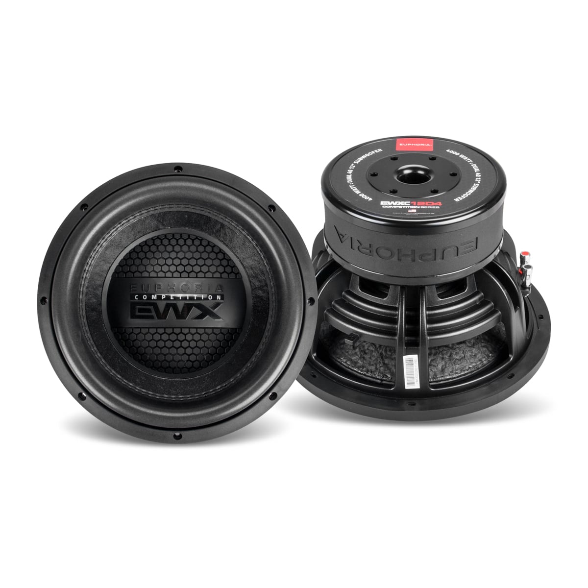 Euphoria EWXC12D4: 12" Dual 4Ω Competition Subwoofer