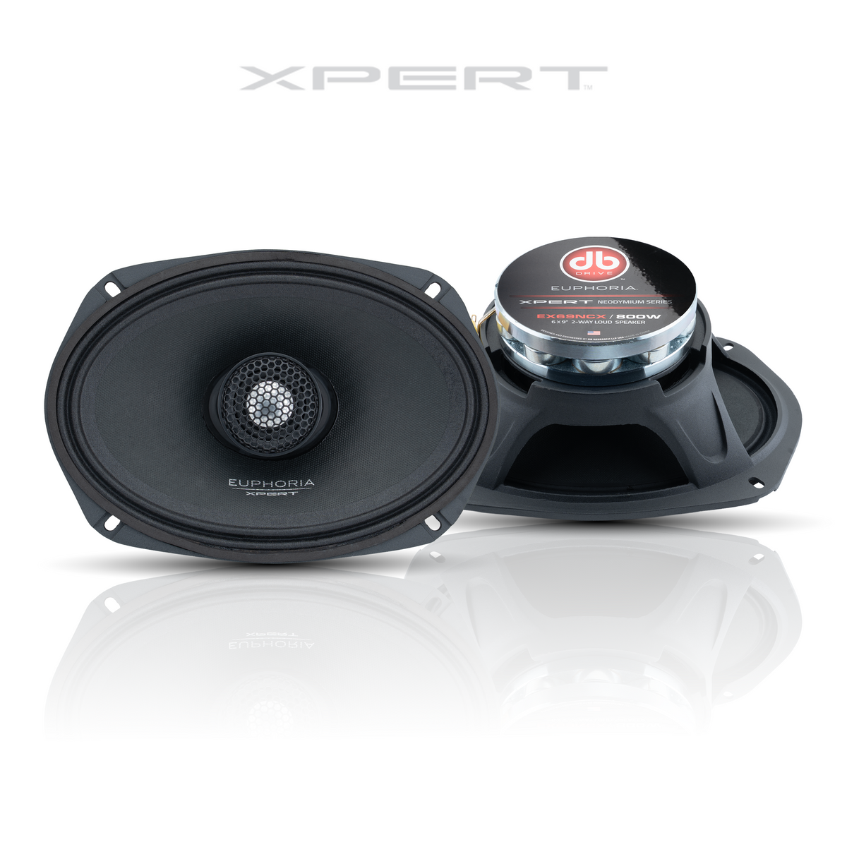 Xpert EX69NPS-CF: 6X9" 2-Way NEO Carbon Fiber Loudspeaker (Pair)