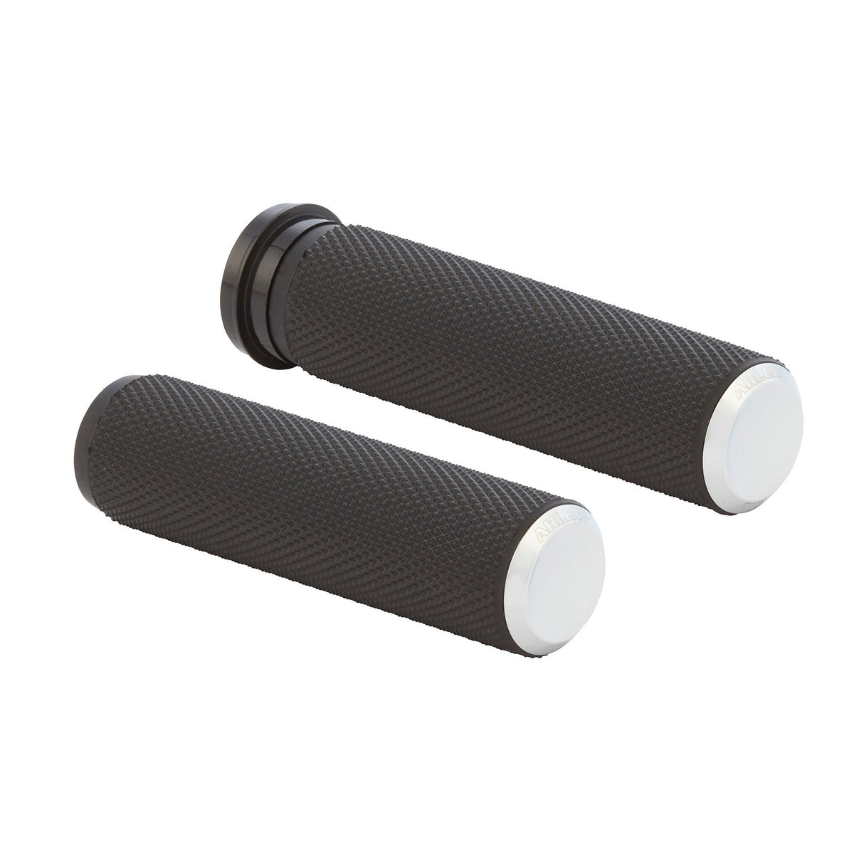 arlen-ness-knurled-grips - Chrome