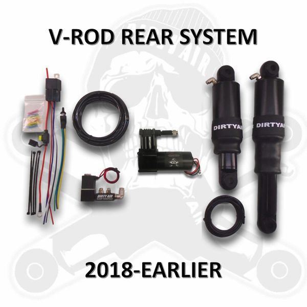 DIRTY AIR V-Rod / Night Rod Muscle Rear Air Suspension System