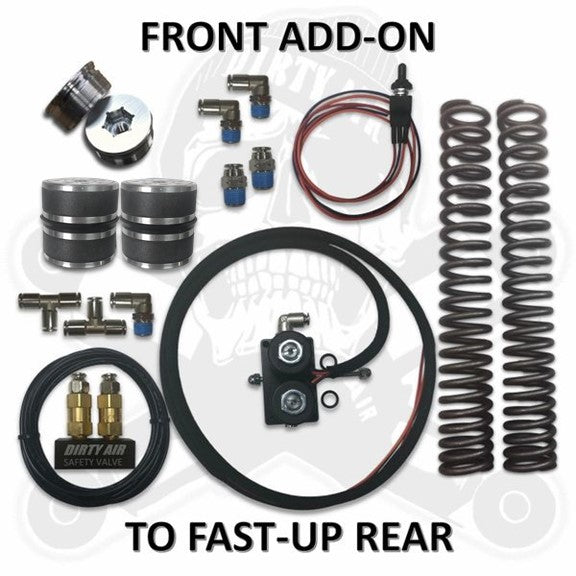 DIRTY AIR FAST-UP Rear ADD ON Front Air Parts