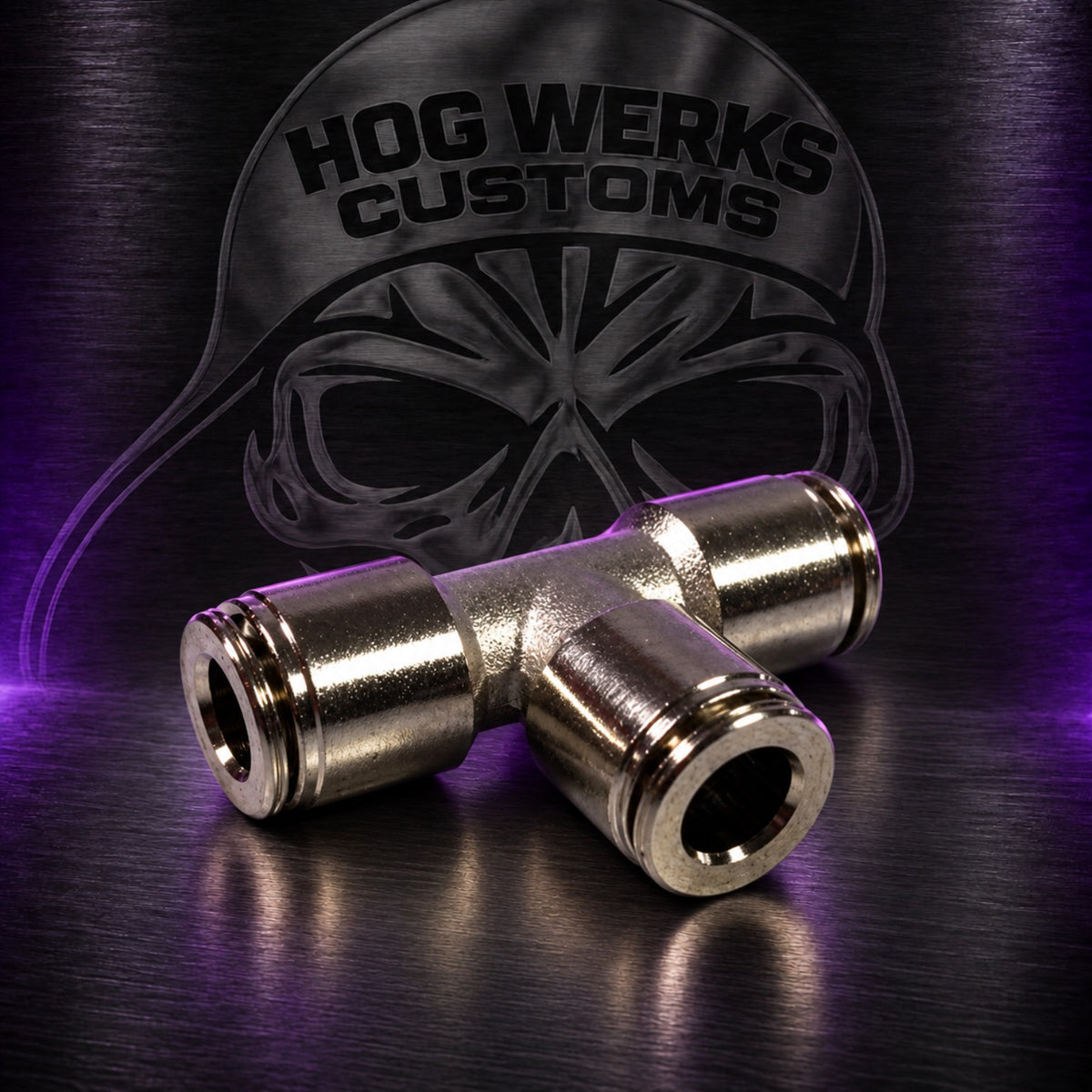 HWC 5/32" Push-to-Connect Union Tee Air Line Fitting