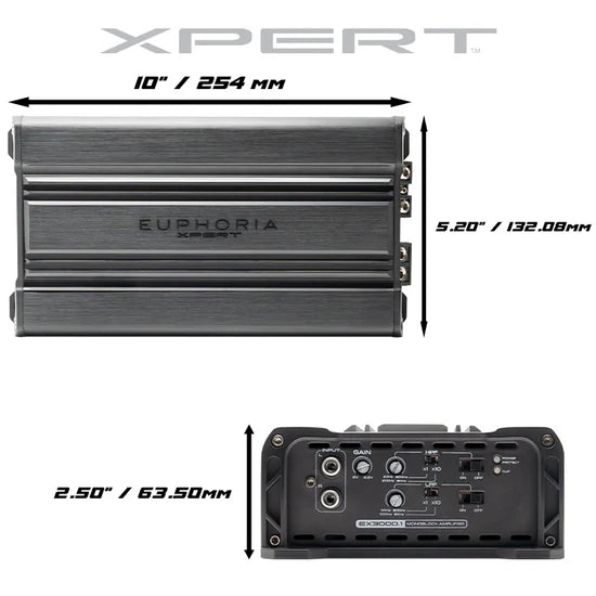 XPERT EX3000.1 : Full Range Class D Monoblock Amplifier
