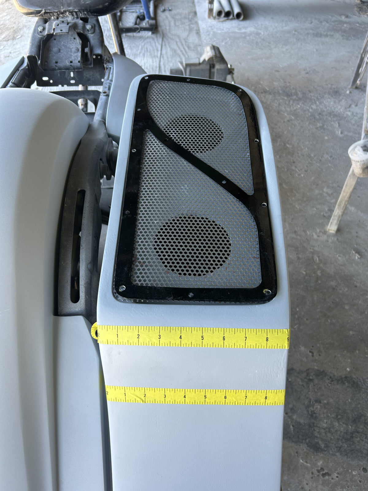 Cylent Cycles Heavy Hitter Modified 9 1/4″ Harley Audio Bags