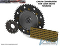 Chain Conversion Kit for Cush Drive Hub, 2009-Up Touring Twin Cam and M8