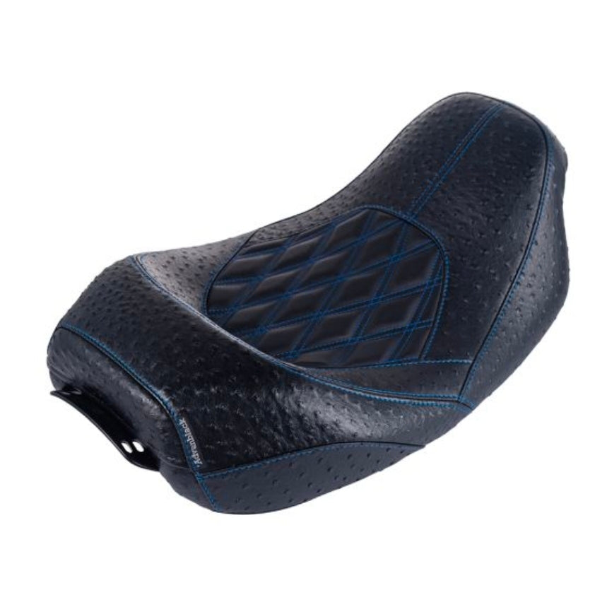 Advanblack Quest Low Profile Custom Stitiching Rider Seat for 2009-2023 Harley Touring