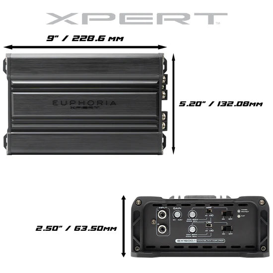 XPERT EX1500.1 : Full Range Class D Monoblock Amplifier